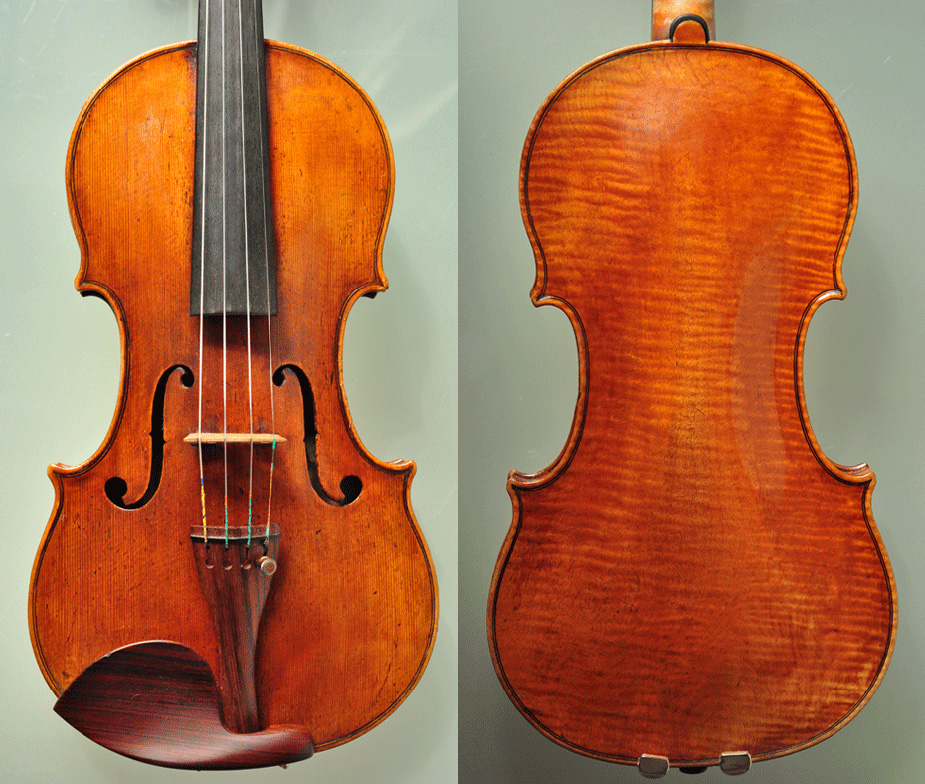 為呂思清用過的小提琴調整聲音