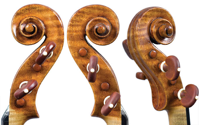 小提琴“Helvetica”琴頭
