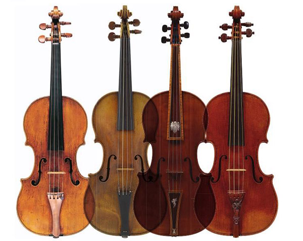 　　C.1566 ANDREA AMATI：由意大利克雷莫納市的PALAZZO COMUNALE收藏 　　1668年雅各布斯坦納：由美國國家音樂博物館提供 　　1690年'MEDICI'男高音中提琴：由MUSEO DEGLI STRUMENTI MUSICALI DELLA GALLERIA DELL'ACCADEMIA DI FIRENZE提供 　　1721'LADY BLUNT'STRADIVARI：禮貌羅伯特·貝利/塔里西奧